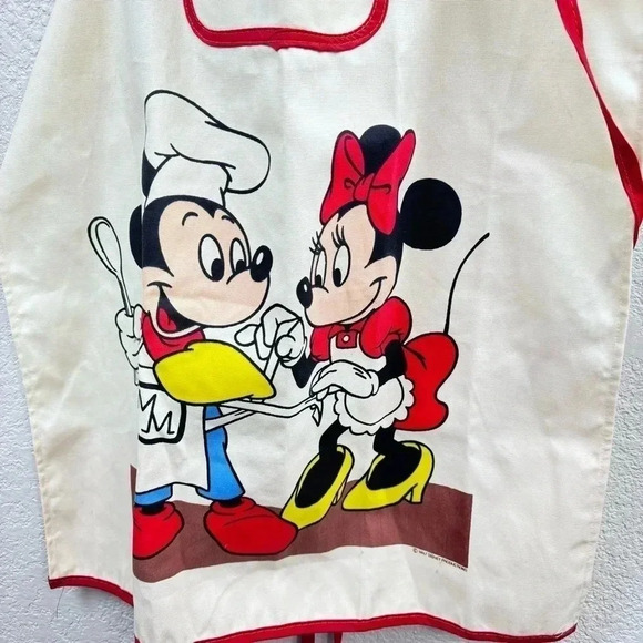 Vintage Disney Mickey and Minnie Apron - Picture 3 of 7